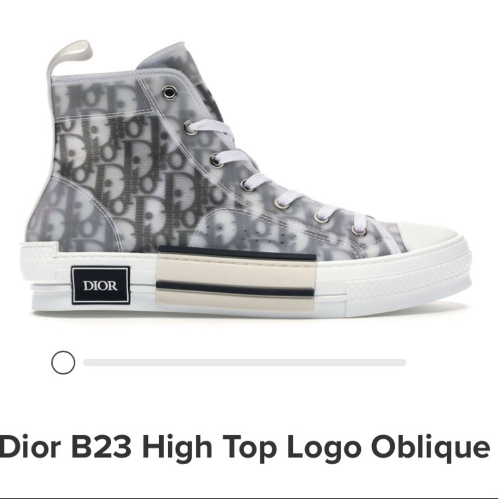 Brand new Dior high tops